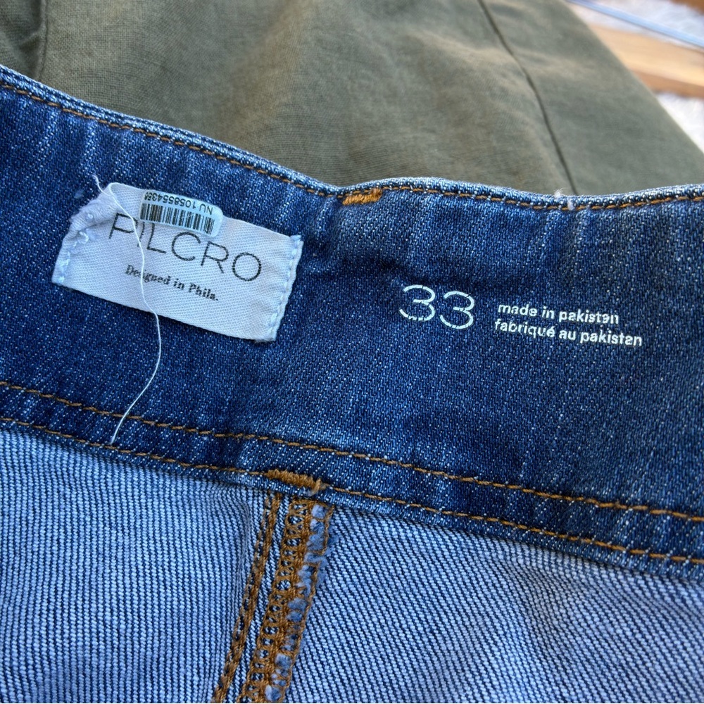 Pilcro Wide Leg Jeans Sz 33 - Picture 2 of 5